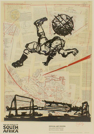 William Kentridge, Scissor Kick Poster
giclée print