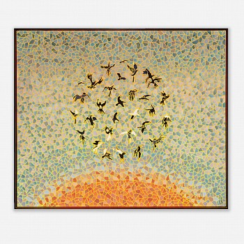 the rising sun ii 100 x120cm