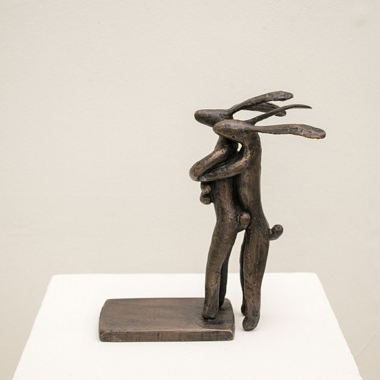 Guy du Toit, Embracing Hares
bronze unique