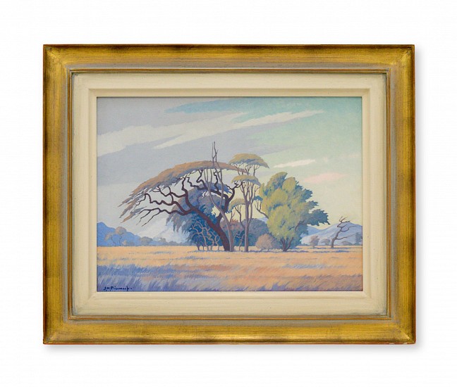 JH Pierneef, Landscape with trees
oil on canvas