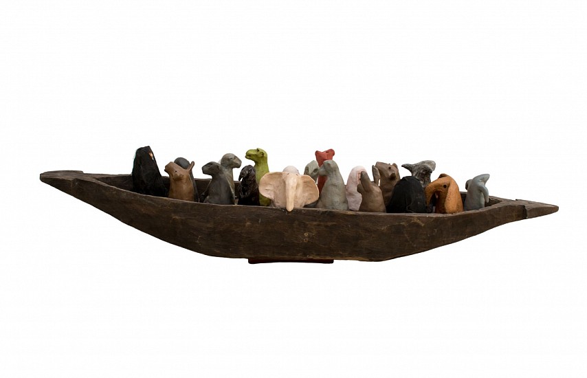 Wilma Cruise, The Boat People
ceramic in found object