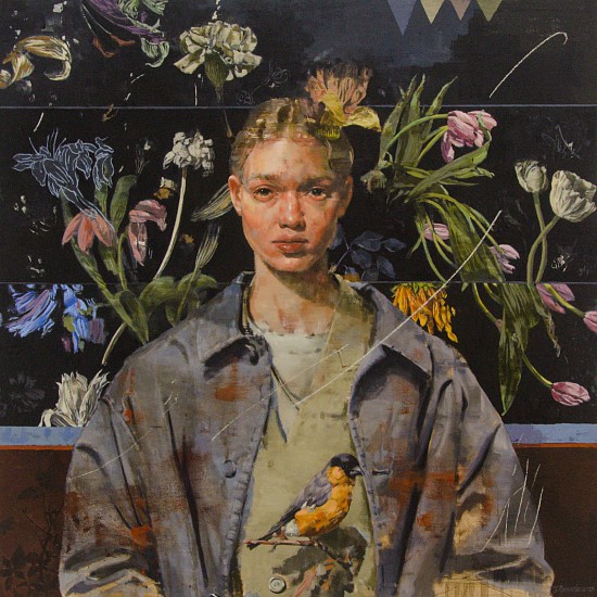 Jaco Benade, The Unknown Girl
oil on canvas