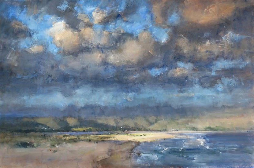 Walter Voigt, Late Sunlight over Lookout
oil on canvas