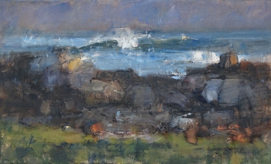 Walter Voigt, Sunset Wave Break, Cape Agulhas
oil on canvas