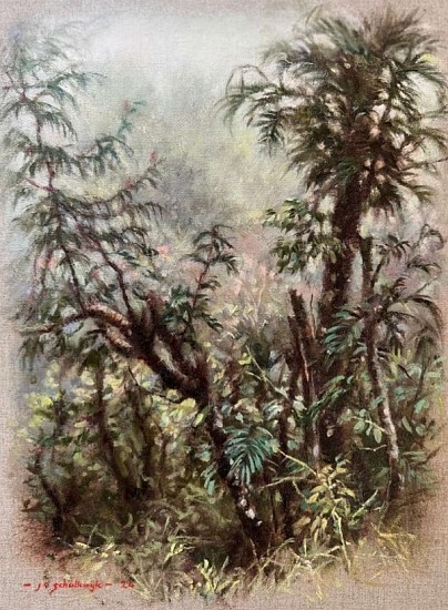 Jaco van Schalkwyk, To Brush Against Leaves
Oil on Belgian Linen