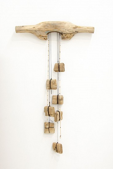 Cecile Heystek, Prayer Beads
black oak, waxed thread, copper, beads and shells