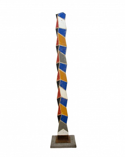 Strijdom van der merwe, Totem Pole I
treated wood, rusted metal base