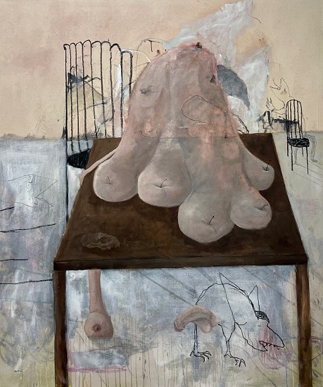 Bastiaan van Stenis, Table Manners
oil on canvas