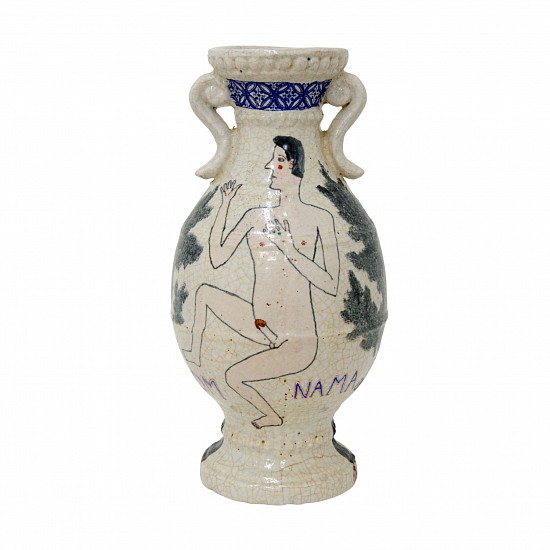 Hylton Nel, Om Nama Sivayam
Chinese ceramic vase decorated by the artist