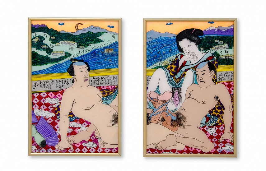 Norman O'Flynn, A Question of Size
acrylic on acrylic glass