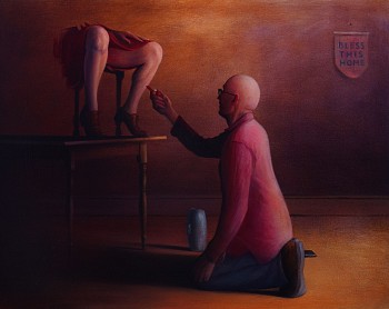 peter van straten commitment oil on canvas 70 x 90cm gkac