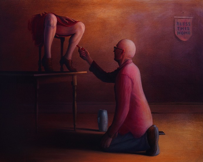 Peter van Straten, Commitment
oil on canvas on board