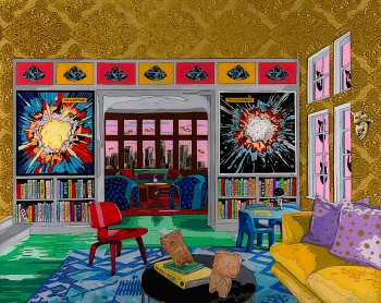 in for a penny acrylic on acrylic glass 120x150cm 25. r88000.00