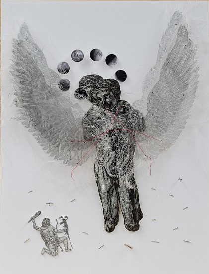 Judy Woodborne, Mythology
mixed media