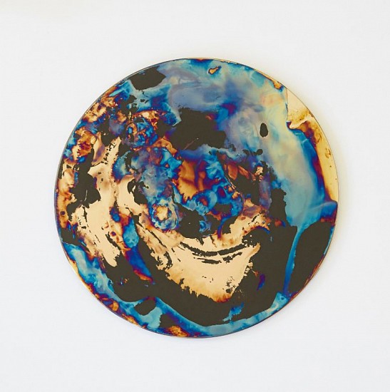 Water Dixon, Sedation I (Auriga Galaxy)
brass & black enamel on glass