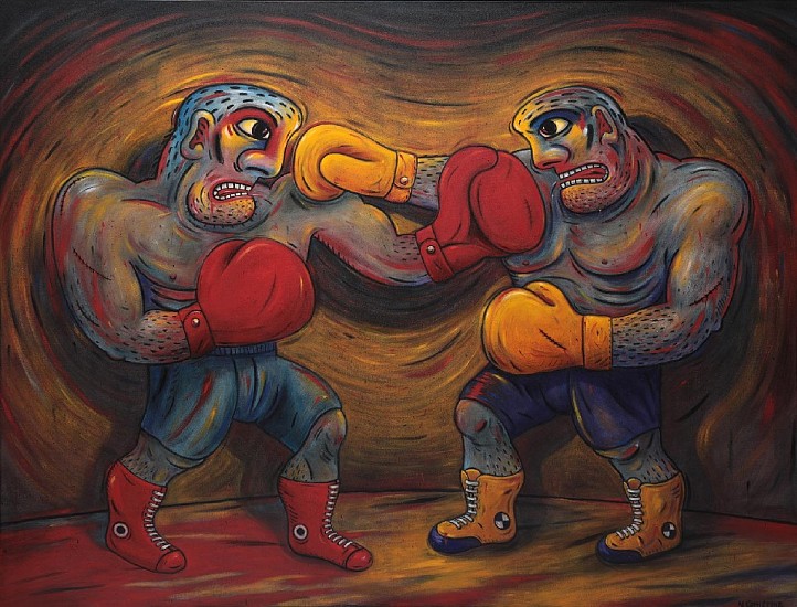 Norman Catherine, Fight Club
oil on canvas