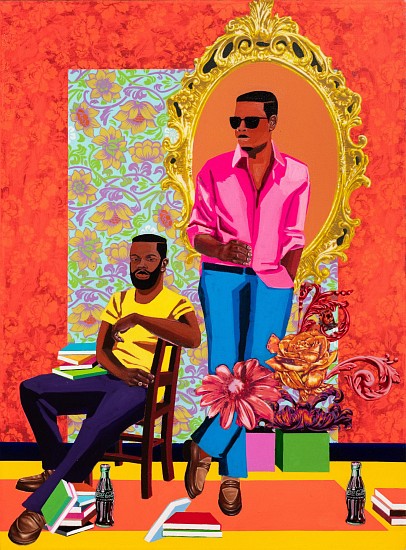 Tafadzwa Tega, Mutumwa
mixed media on canvas