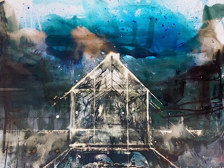 Elodie Burls, The Way
ink on photographic paper