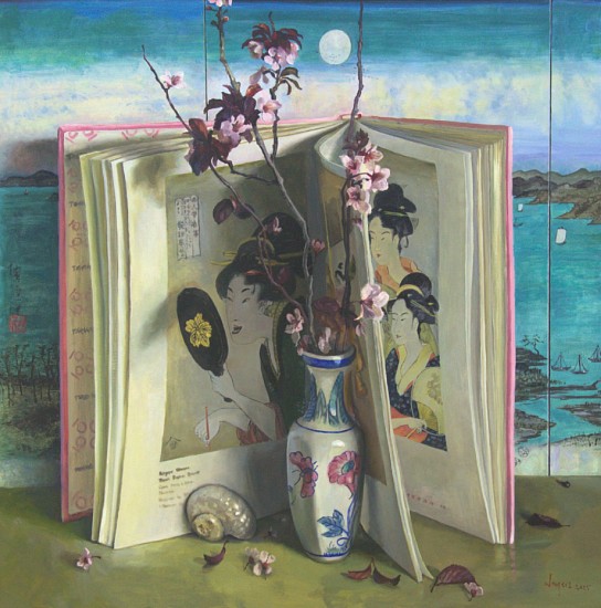 Weyers du Toit, Black Teeth Beauty
oil on board