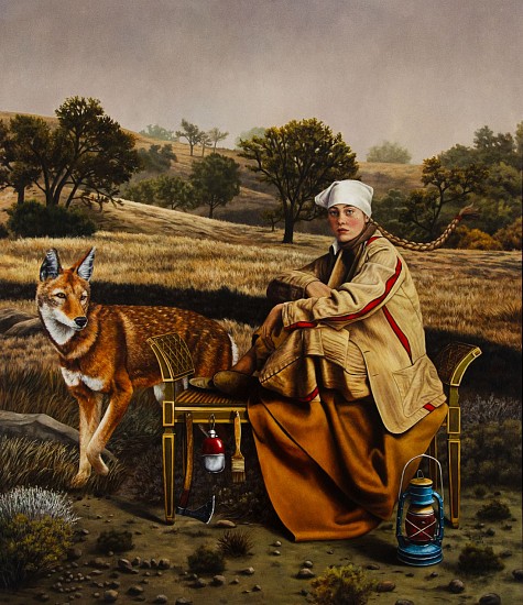 Angela Banks, Lanterns For The Long Road
oil on canvas