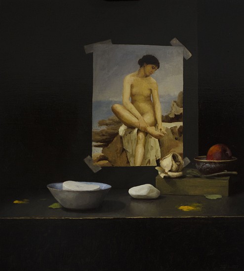 Jay Latter, The Bather
oil on board