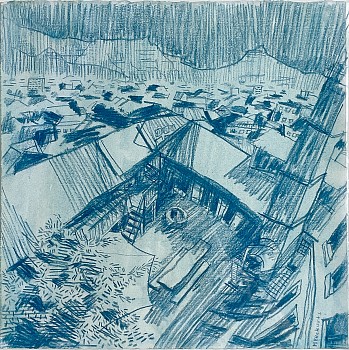 woodstock in blue