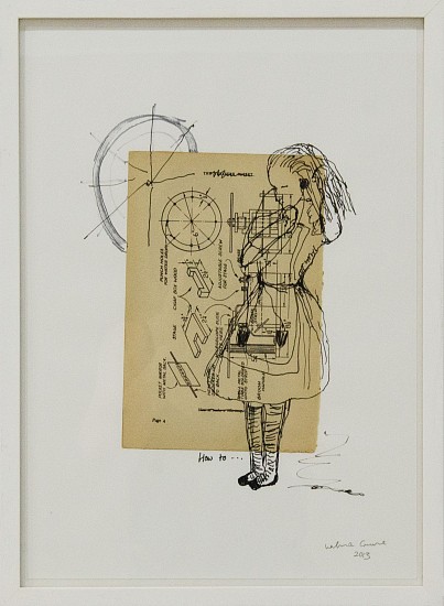 Wilma Cruise, How To.....
mixed media on paper