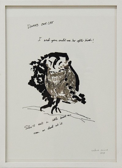 Wilma Cruise, Owl
mixed media on paper