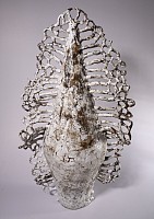 04.1 verticillata 2026 hand built stoneware ceramics 78 x 45 x 30 cm