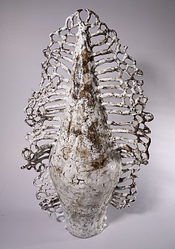 04.1 verticillata 2026 hand built stoneware ceramics 78 x 45 x 30 cm