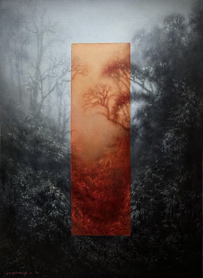 Jaco van Schalkwyk, Interval (Red)
oil on paper