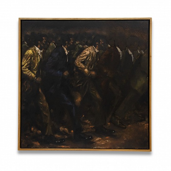 Anele Pama, Sisayo Xelengela iNyama (Heading To Greener Pastures)
oil on canvas