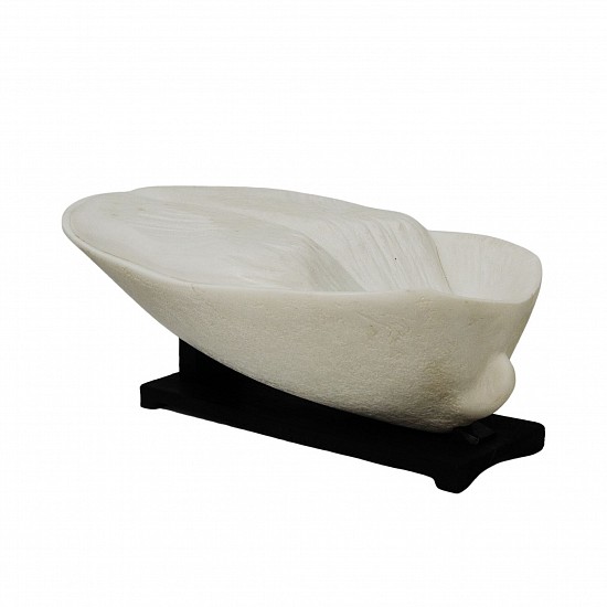 Richard John Forbes, Offering
carrara marble on Yakisugi preserved wooden stand