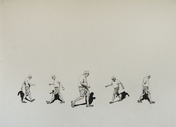 l vermeulen in many directions pencil on paper 64.5x88cm 2025 gkac