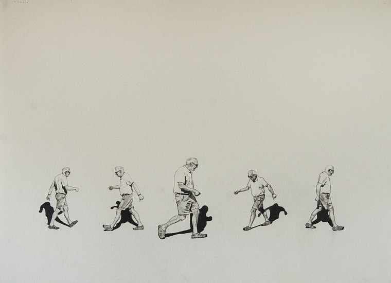Leon Vermeulen, In Many Directions
pencil on paper