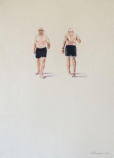 Leon Vermeulen, Vanishing Point 2
pencil & crayon on paper