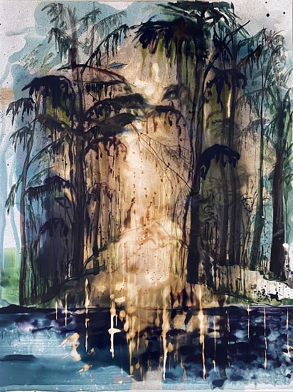 Elodie Burls, Clearing
ink & bleach on RCP